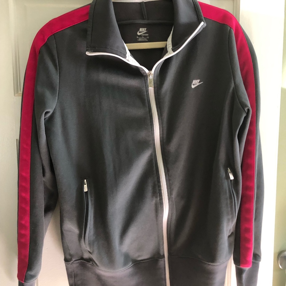 Nike zip up gray size XL